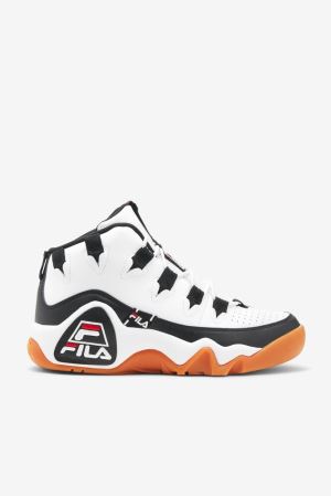 FILA Grant Hill 1 Tarvos Sneakers White / Black / Red,Mens Shoes | CA.HLZOSQ580